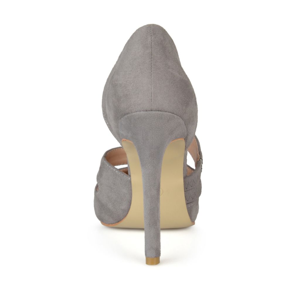 Grey Journee Collection Womens Zeera Pump Rack Room Shoes