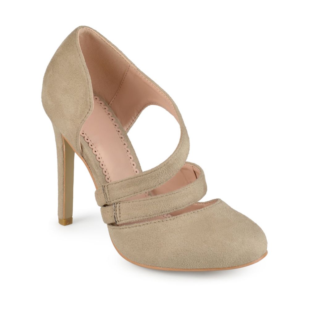 Taupe Womens Zeera Pump Journee Collection Rack Room Shoes