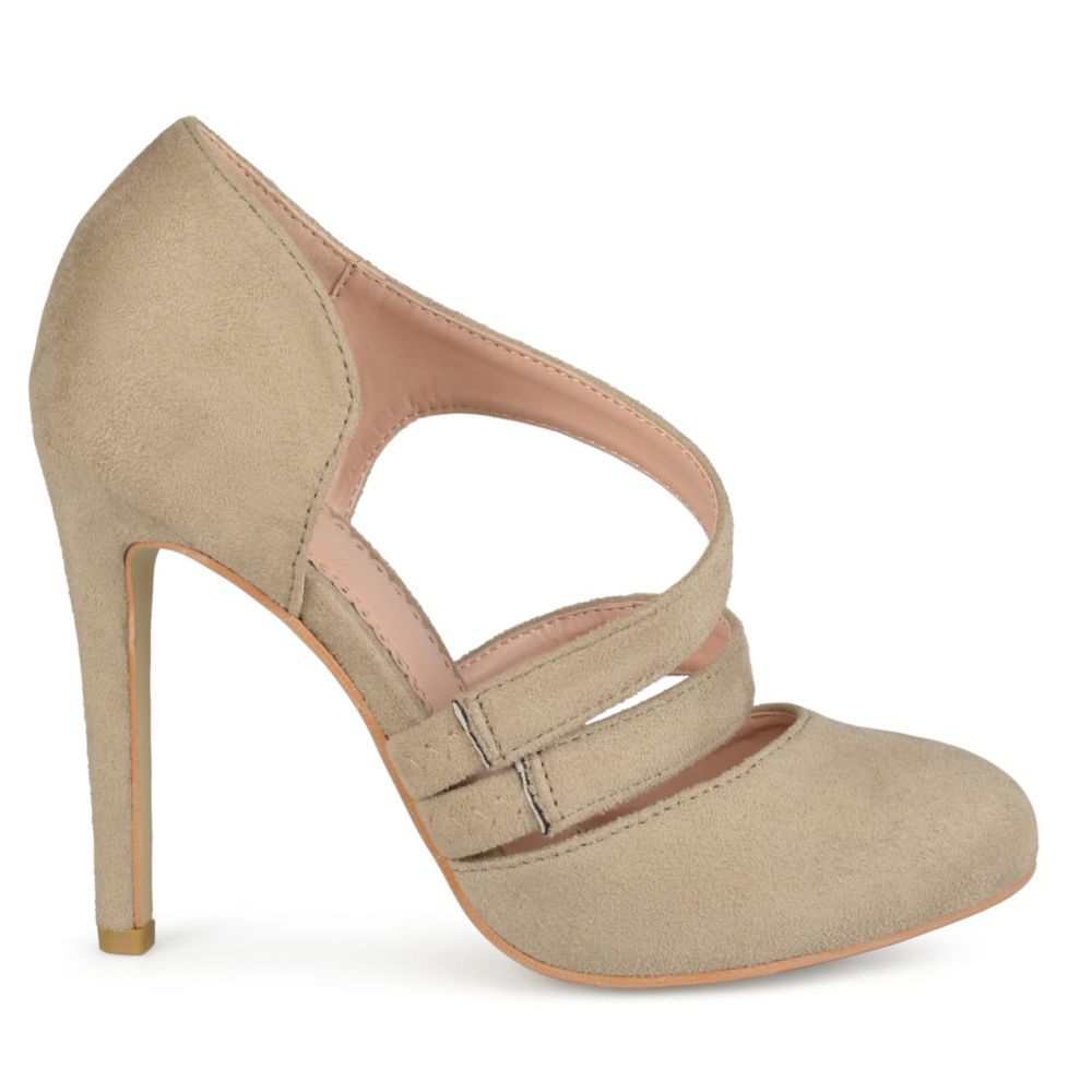 Taupe Womens Zeera Pump Journee Collection Rack Room Shoes
