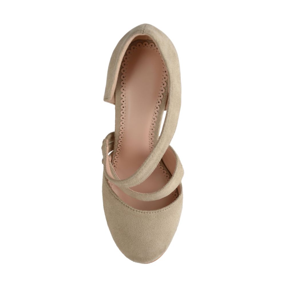 Taupe Womens Zeera Pump Journee Collection Rack Room Shoes