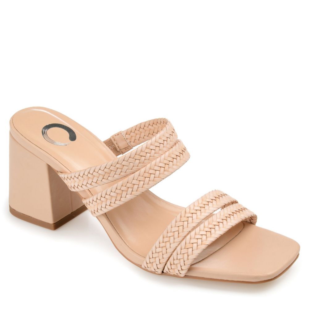 Tan Journee Collection Womens Natia Sandal | Womens | Rack Room Shoes