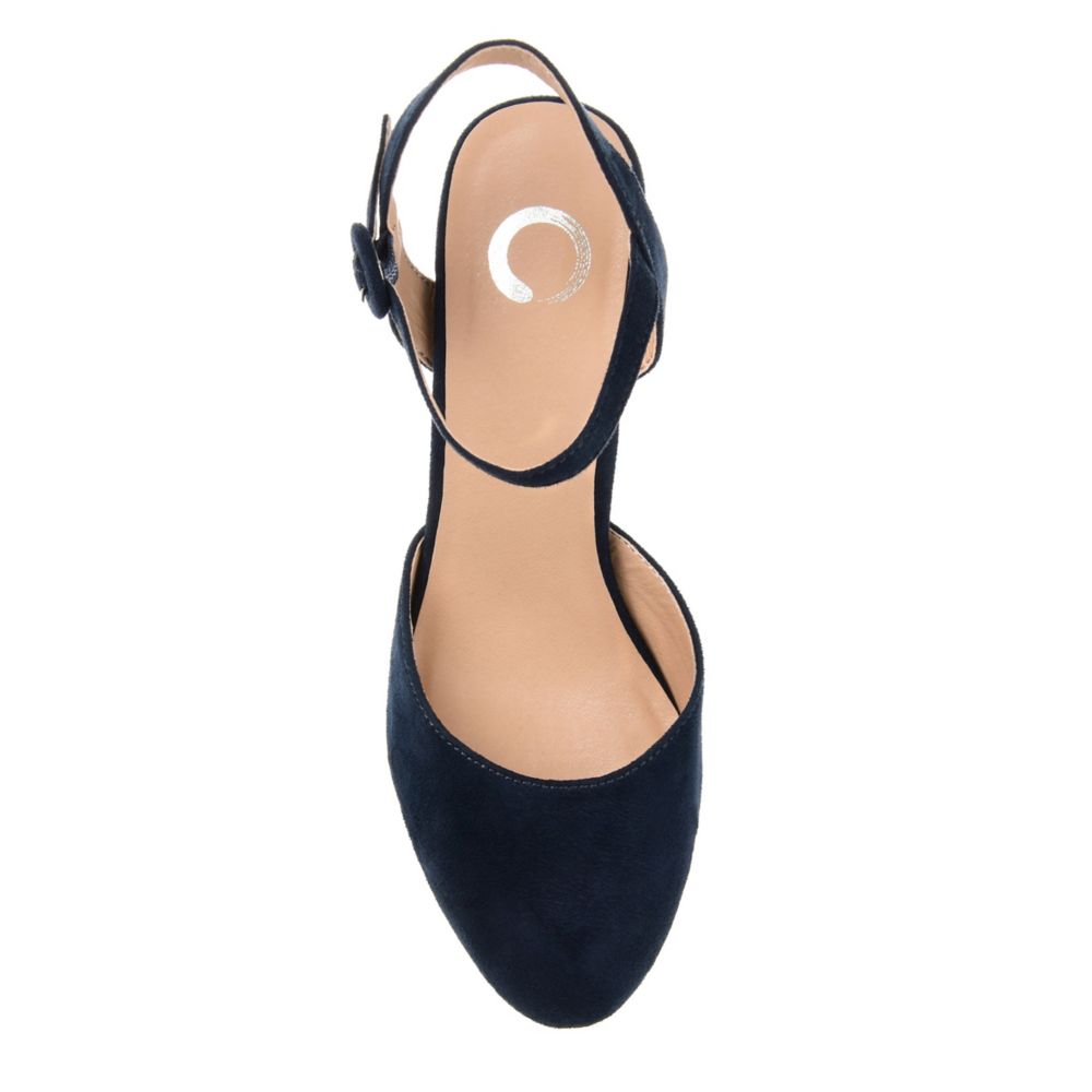 Navy Journee Collection Womens Roslynn Platform Pump Rack Room Shoes