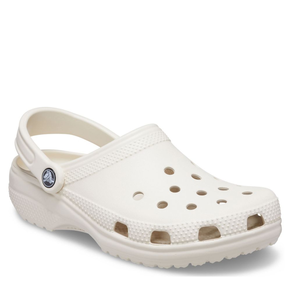 white crocs with heels