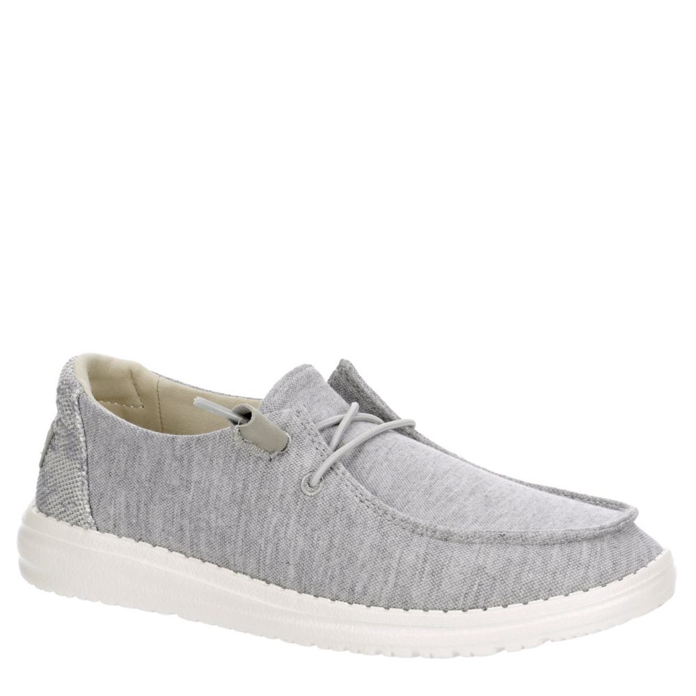 Hey Dude Wendy Woven Light Grey Ladies Summer Shoe – Schoose