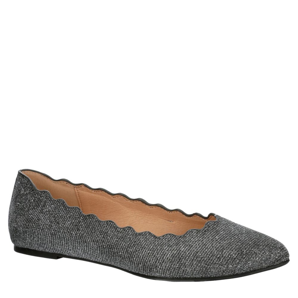 Pewter Womens Amanda Flat, Xappeal