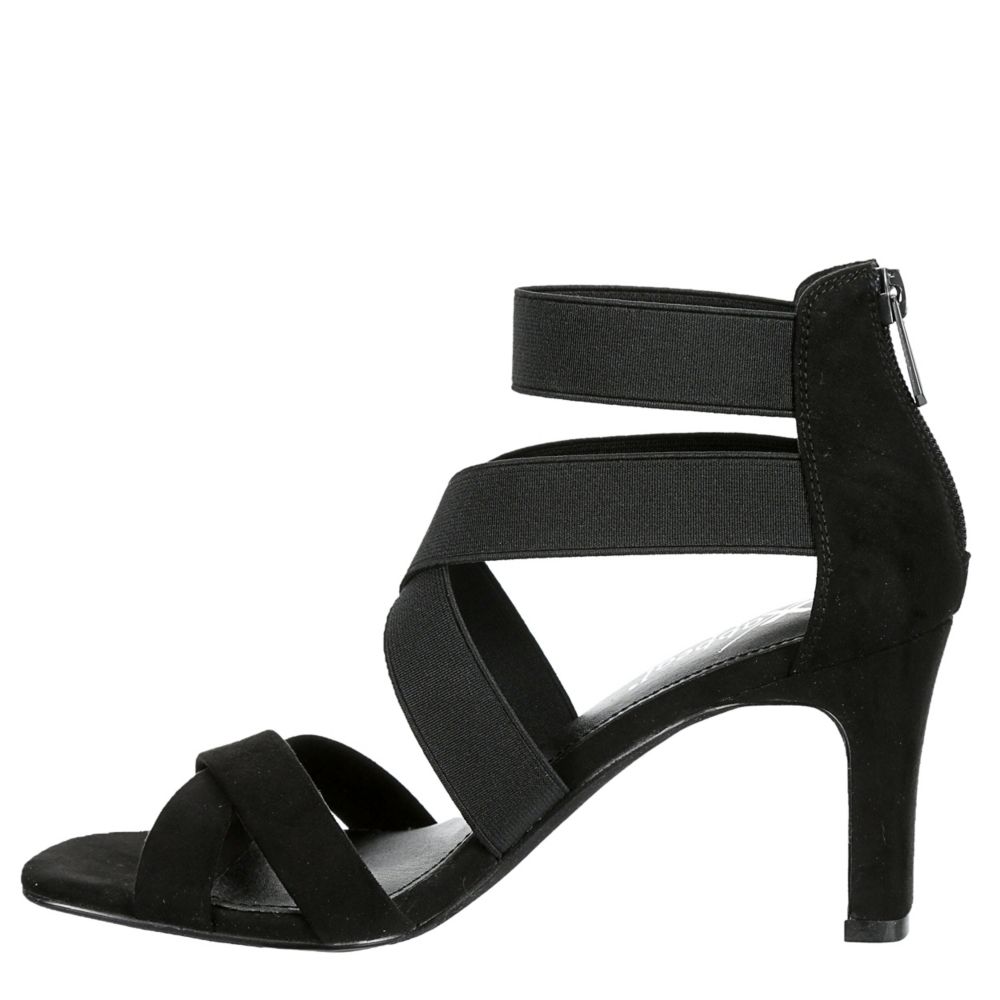 Black Womens Zella Sandal, Xappeal