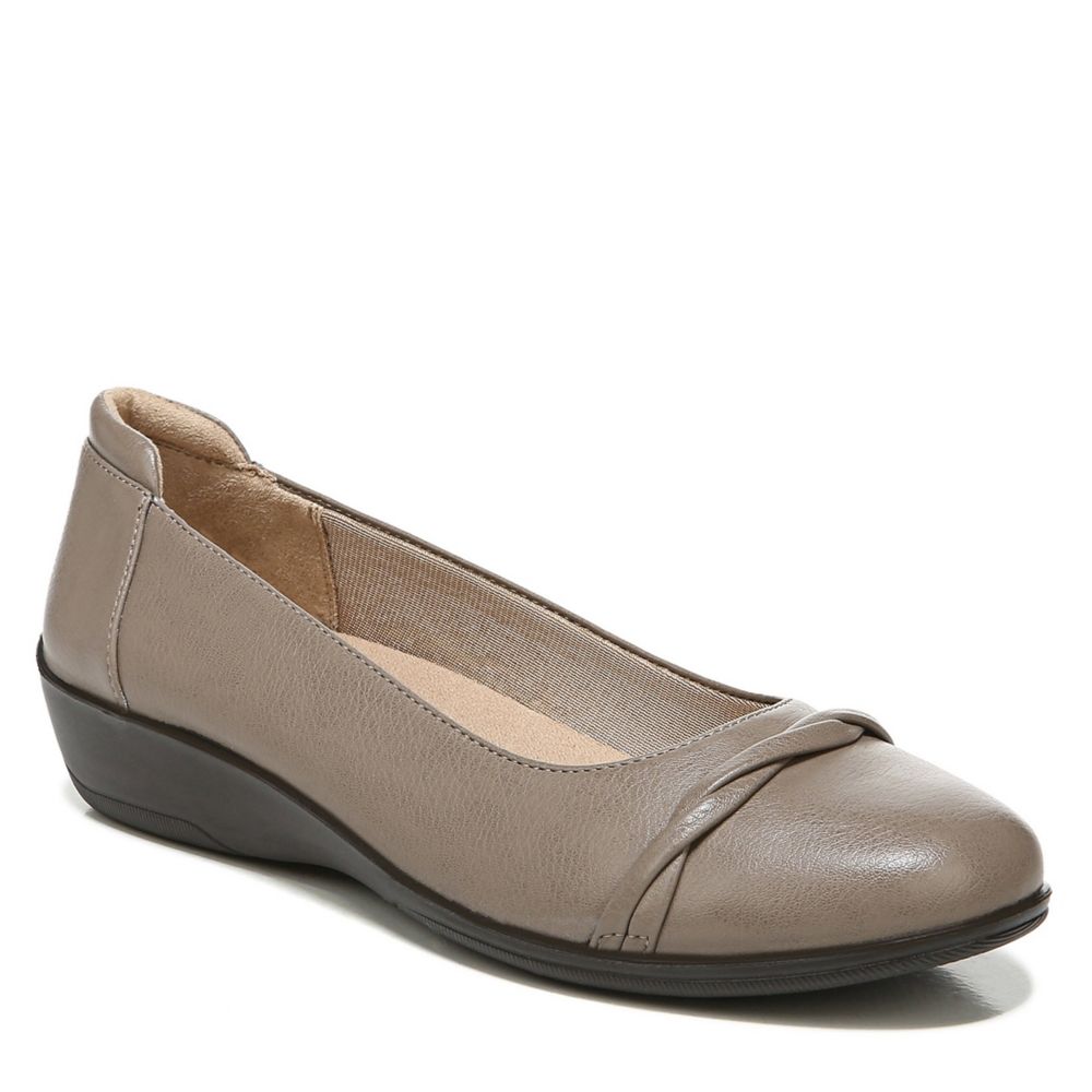 casual brown flats