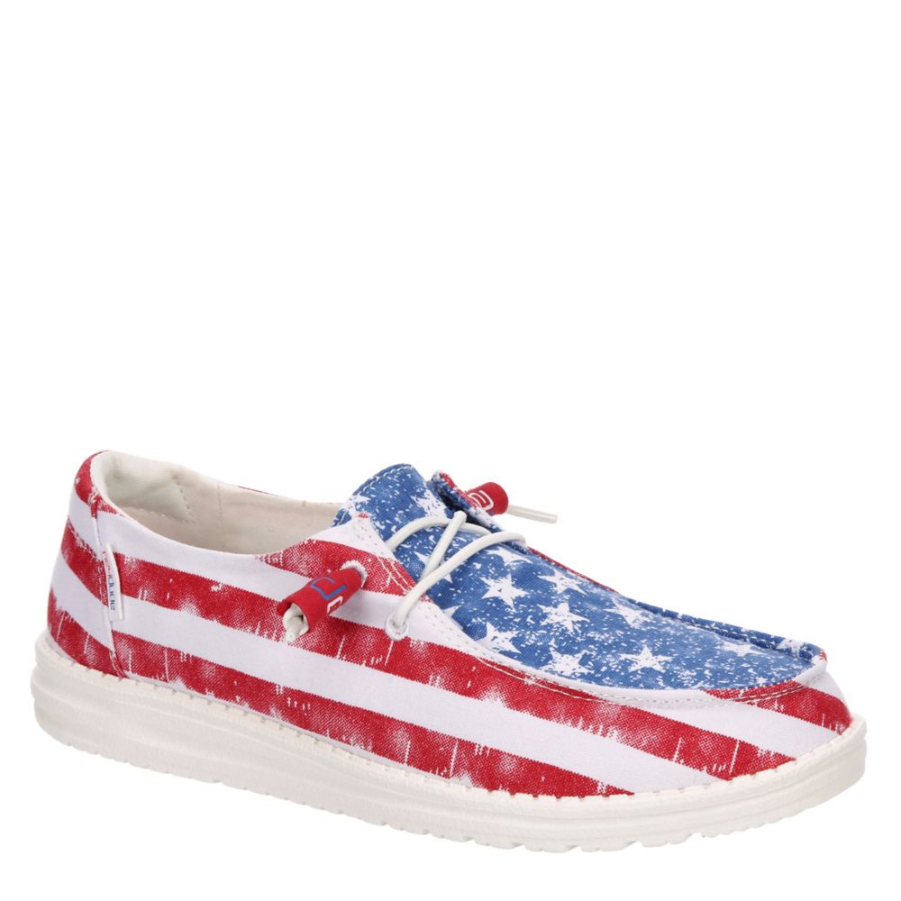 WOMENS WENDY AMERICANA SLIP ON SNEAKER