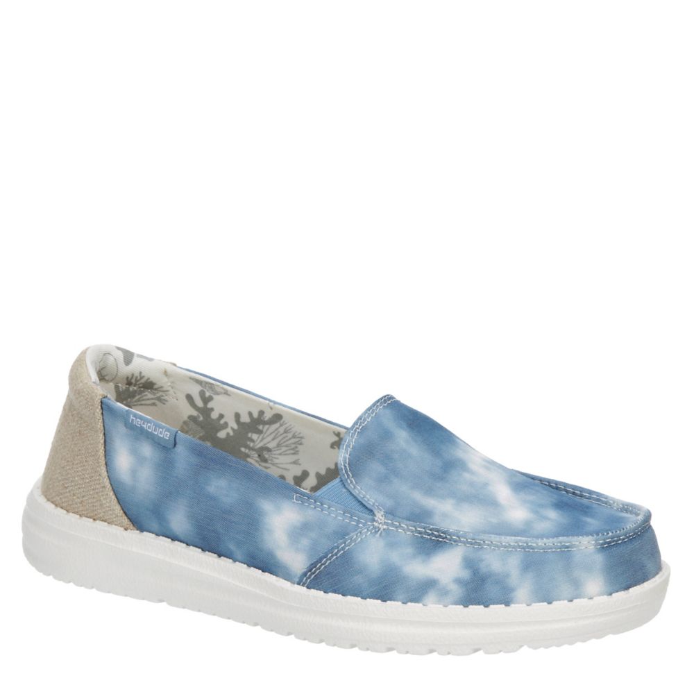 blue slip on shoes womens