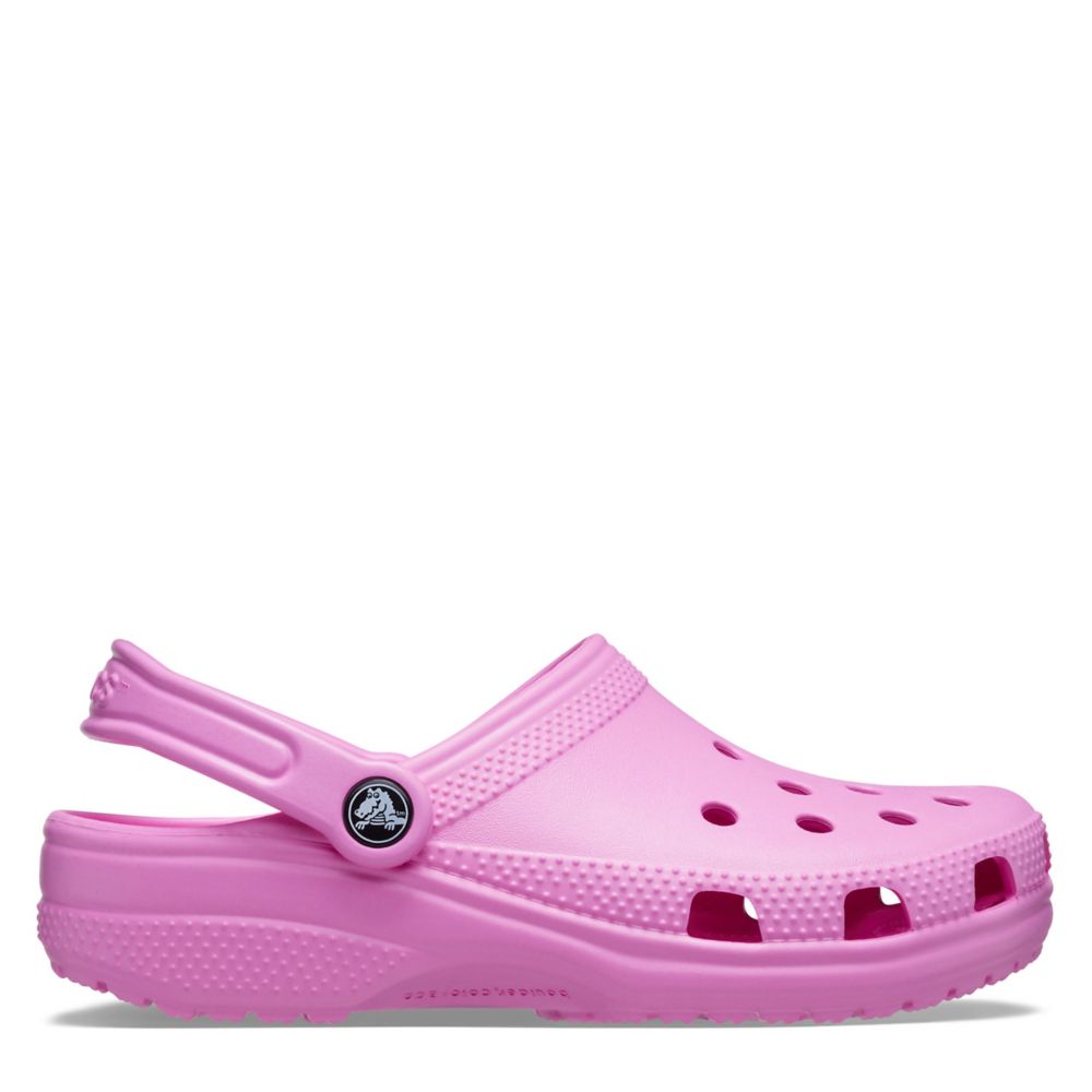 Bright on sale pink crocs