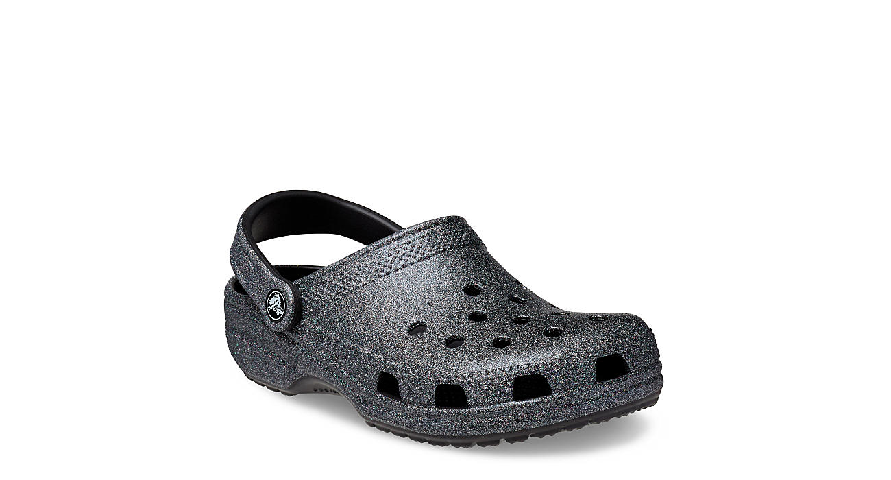 dæk Udelade hektar Black Glitter Crocs Womens Classic Clog | Sandals | Rack Room Shoes