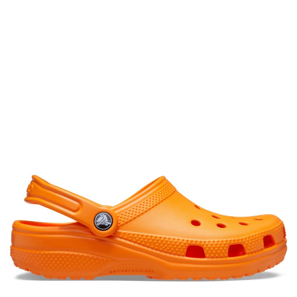 Green and 2024 orange crocs