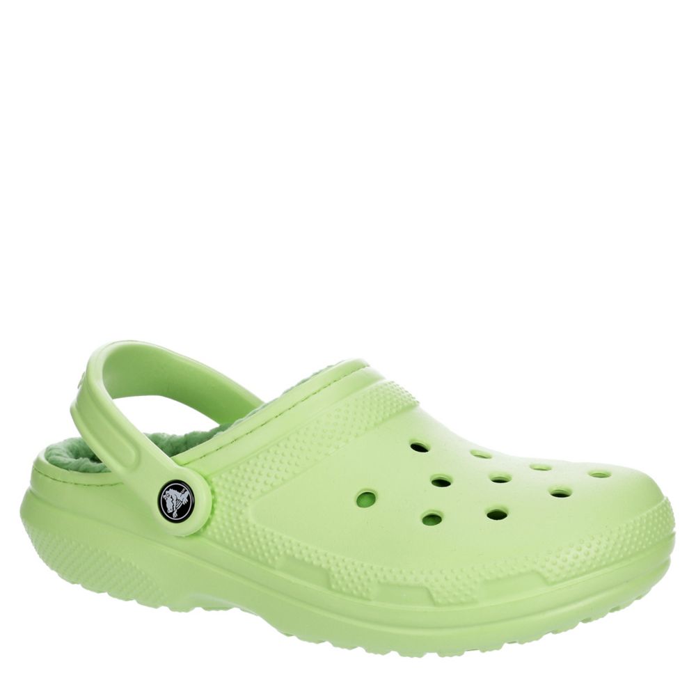 Pale Green Crocs Classic Lined | Slippers | Room Shoes
