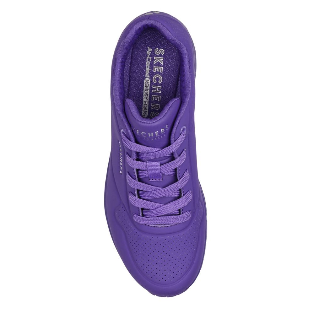Purple Skechers Uno Sneaker | Womens | Room Shoes