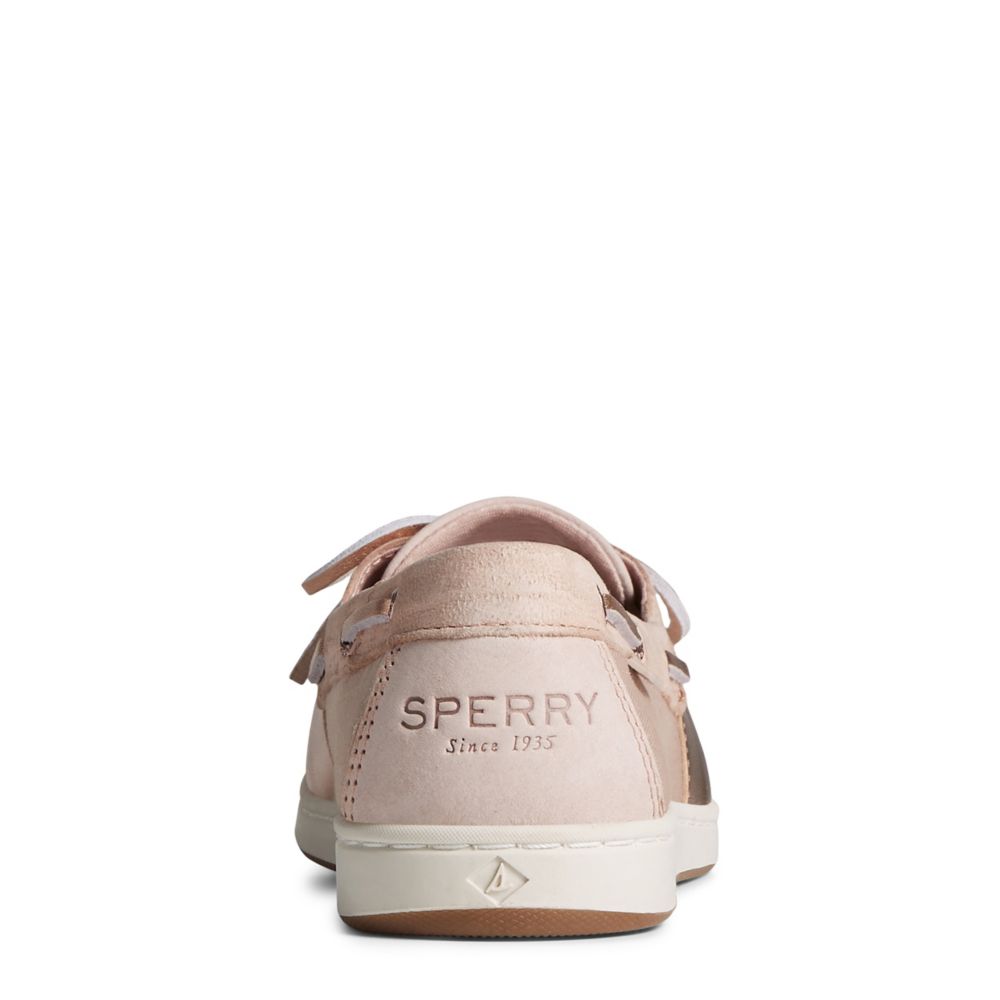 blush sperry sneakers