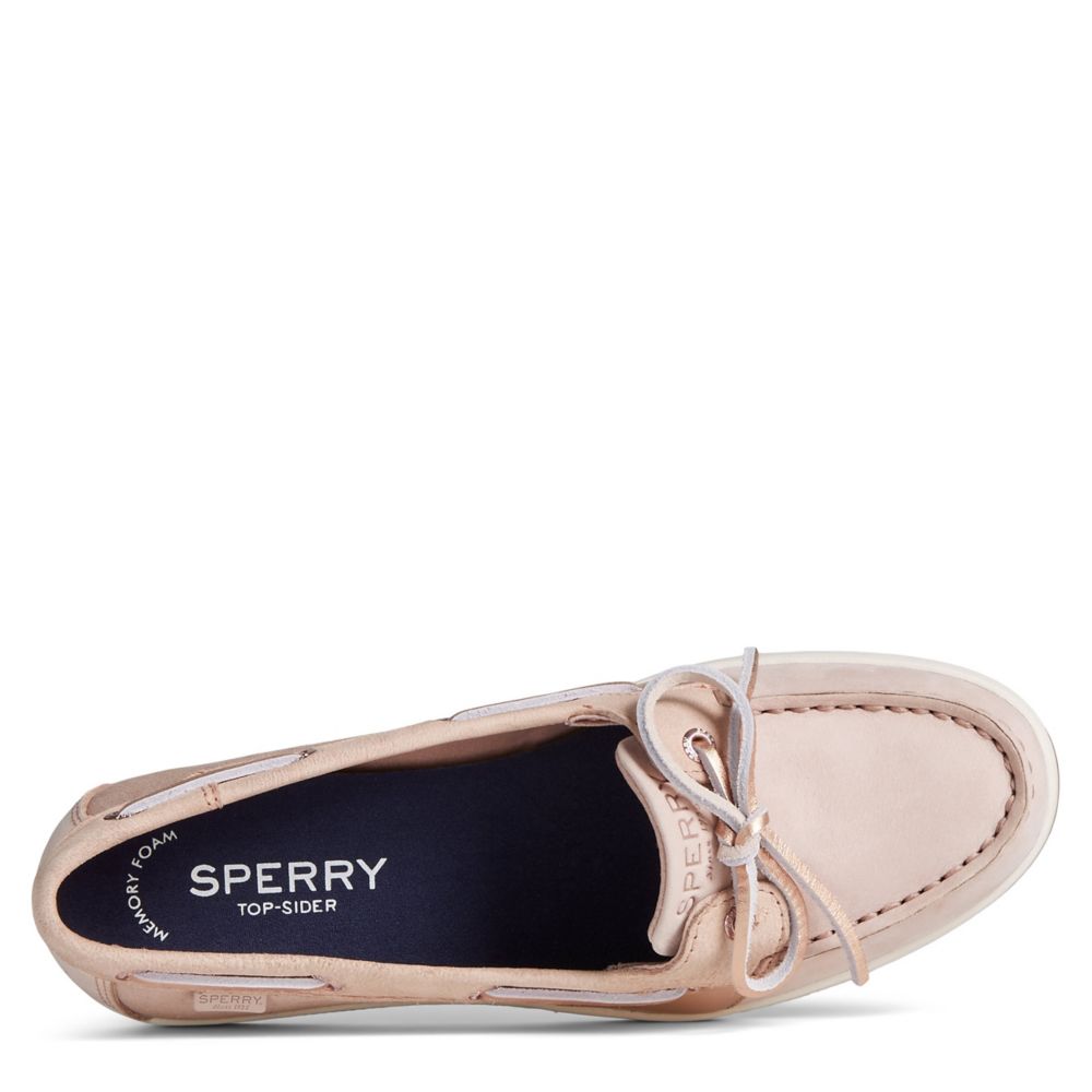 blush sperry sneakers