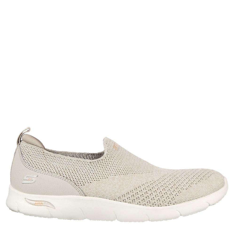 Skechers Womens Arch Fit Refine Dont Go Slip On Sneakers | SheFinds