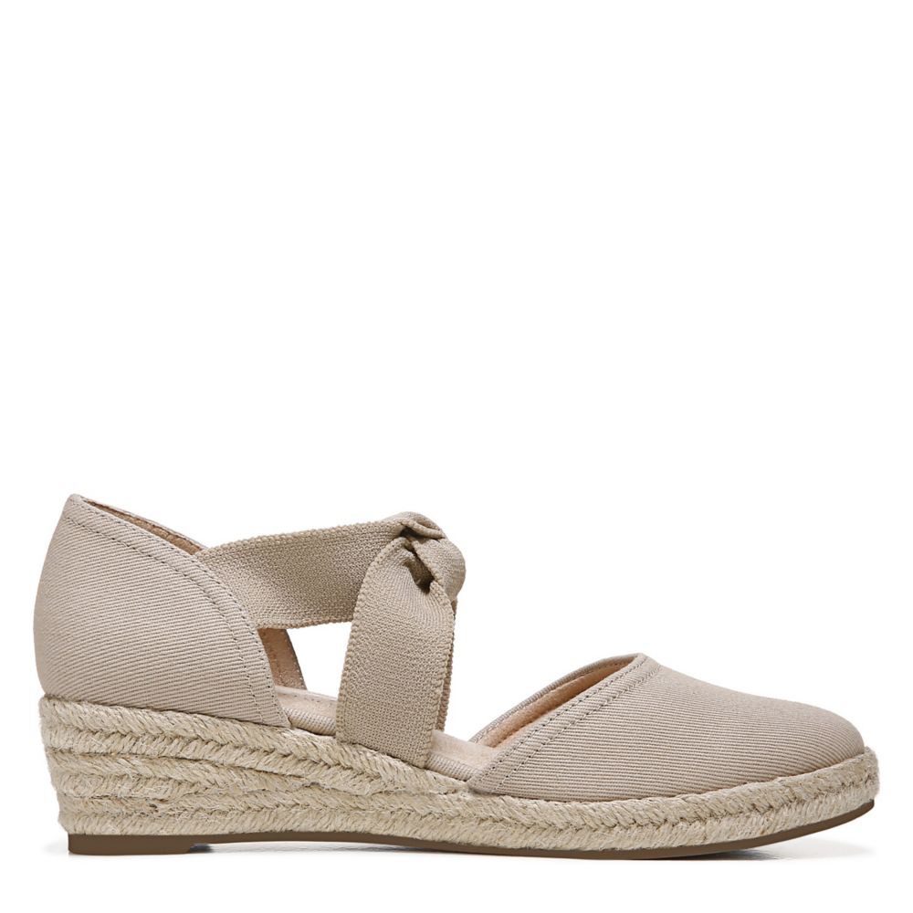 Lifestride espadrille wedges closed hot sale toe