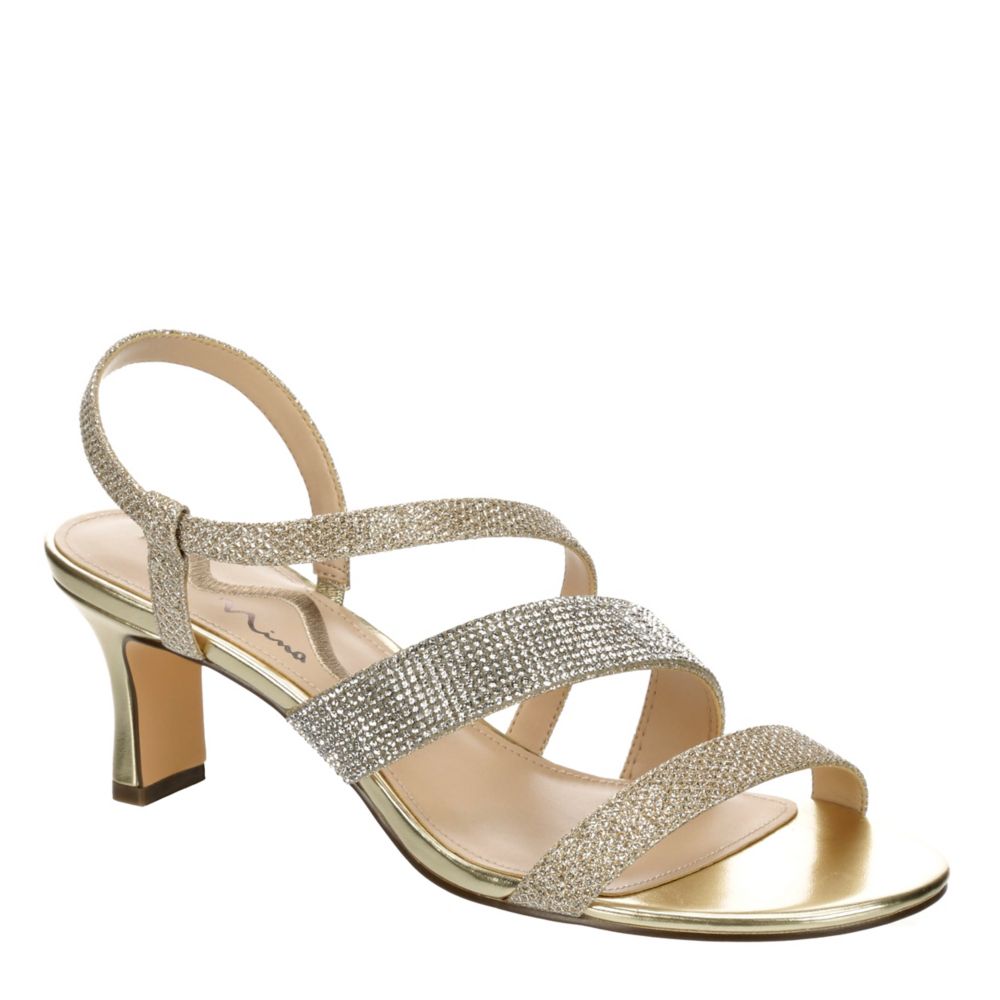 Gold N By Nina Womens Nadie Sandal | Special Occasion | Rack Room Shoes