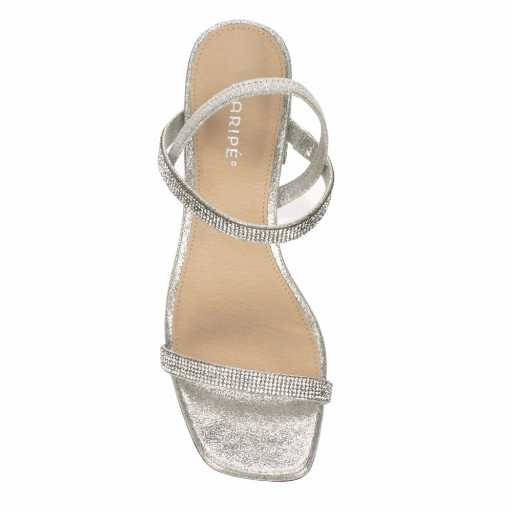 Silver Maripe Womens Pippa Sandal | Dress Sandals | Rack Room Shoes