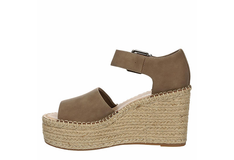 Taupe Womens Giulia Wedge Sandal | Michael By Michael Shannon | Rack ...