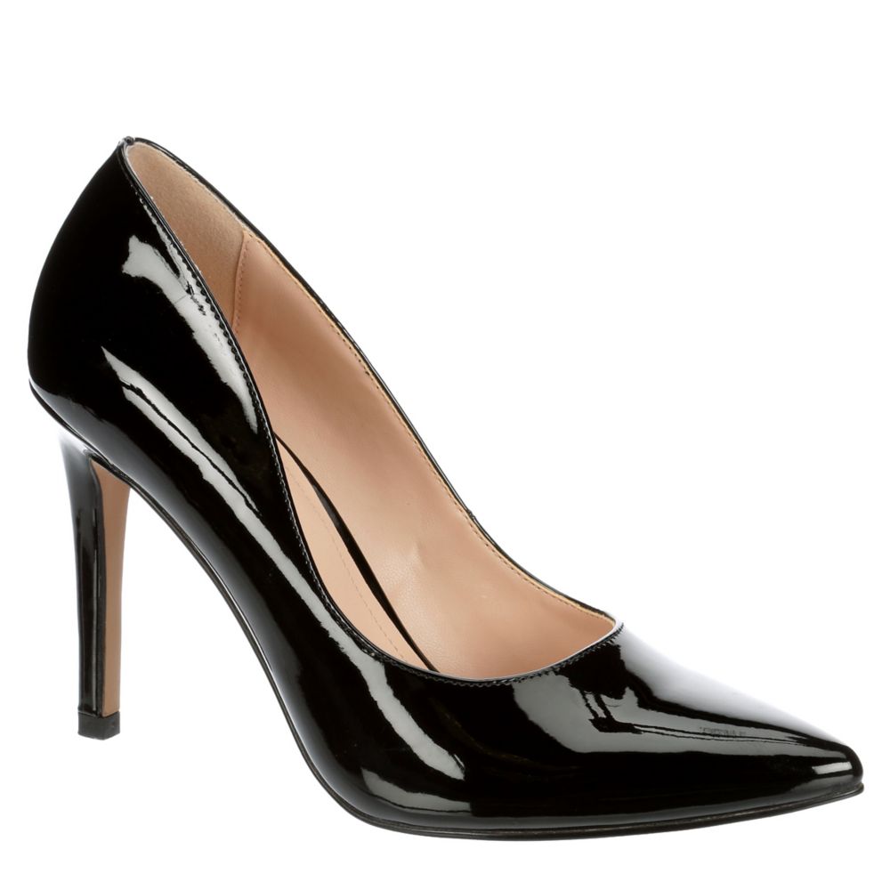 Reggie - Black Patent Leather Pumps