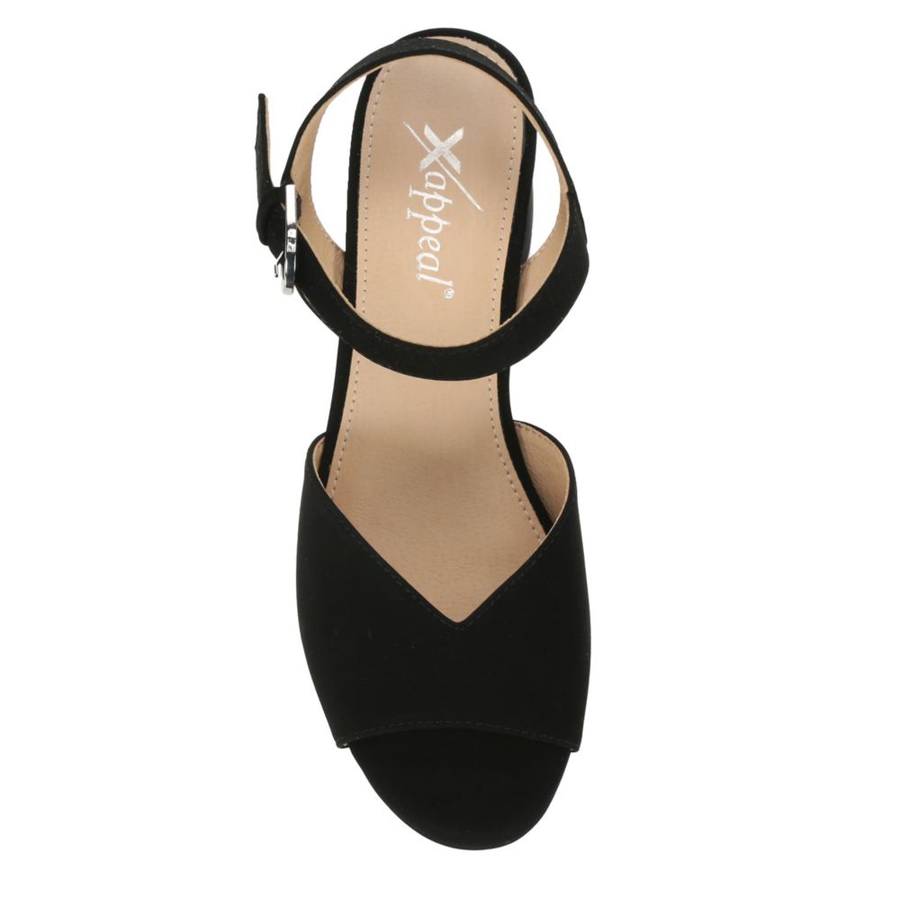 Black Xappeal Womens Vivi Platform Sandal | Dress Sandals | Rack Room Shoes