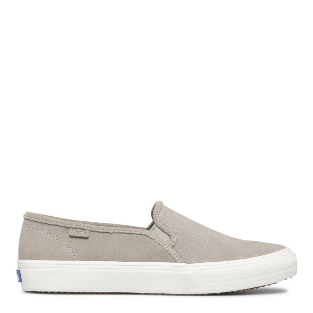 WOMENS DOUBLE DECKER PERF SLIP ON SNEAKER