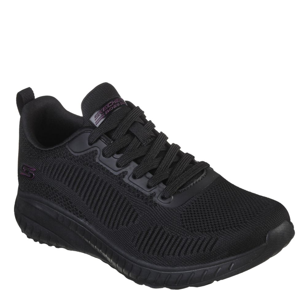 Black Skechers Womens Squad Chaos Face Off Sneaker | Rack Room Shoes