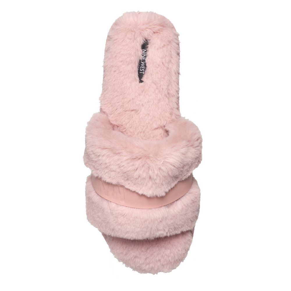 NANIYA Pink Strappy Faux Fur Slide Slippers - Women, Best Price and  Reviews