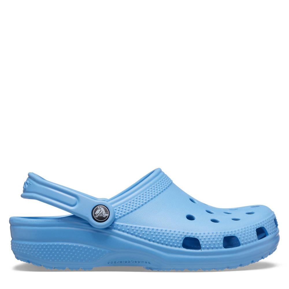 Jibbitz by Crocs Classic Clogs Sandals BLUE w/ Charms Womens 8 Mens 6 FAST  SHIP