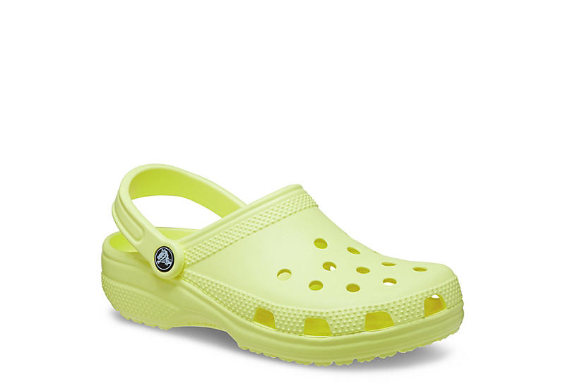 Womens Shoes Flats and flat shoes Flat sandals Crocs™ Classic Sandals in Yellow 