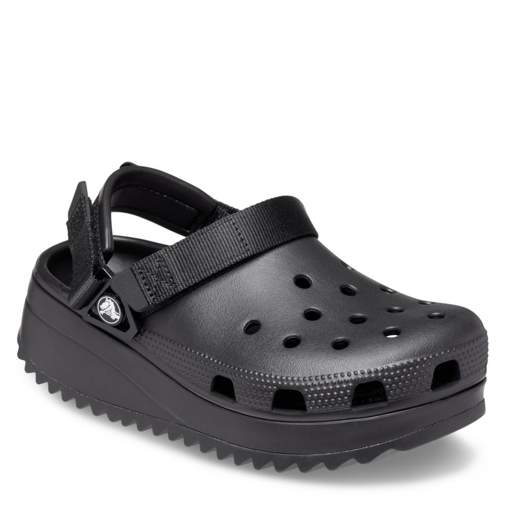 crocs classic hiker clog black