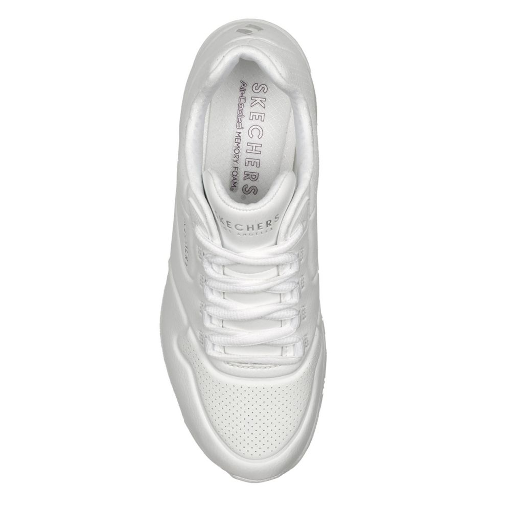 White sneakers memory clearance foam