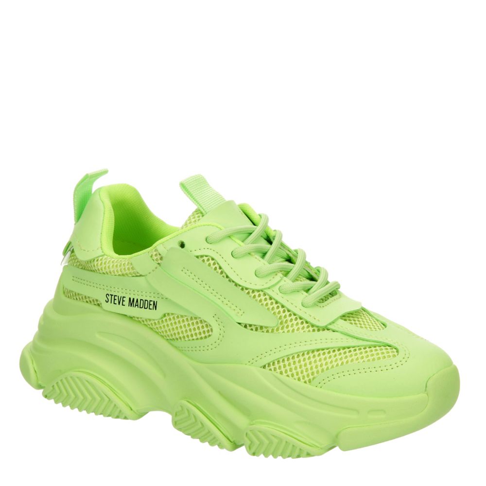 Lime Steve Madden Womens Possession Sneaker | Womens Rack Room Shoes