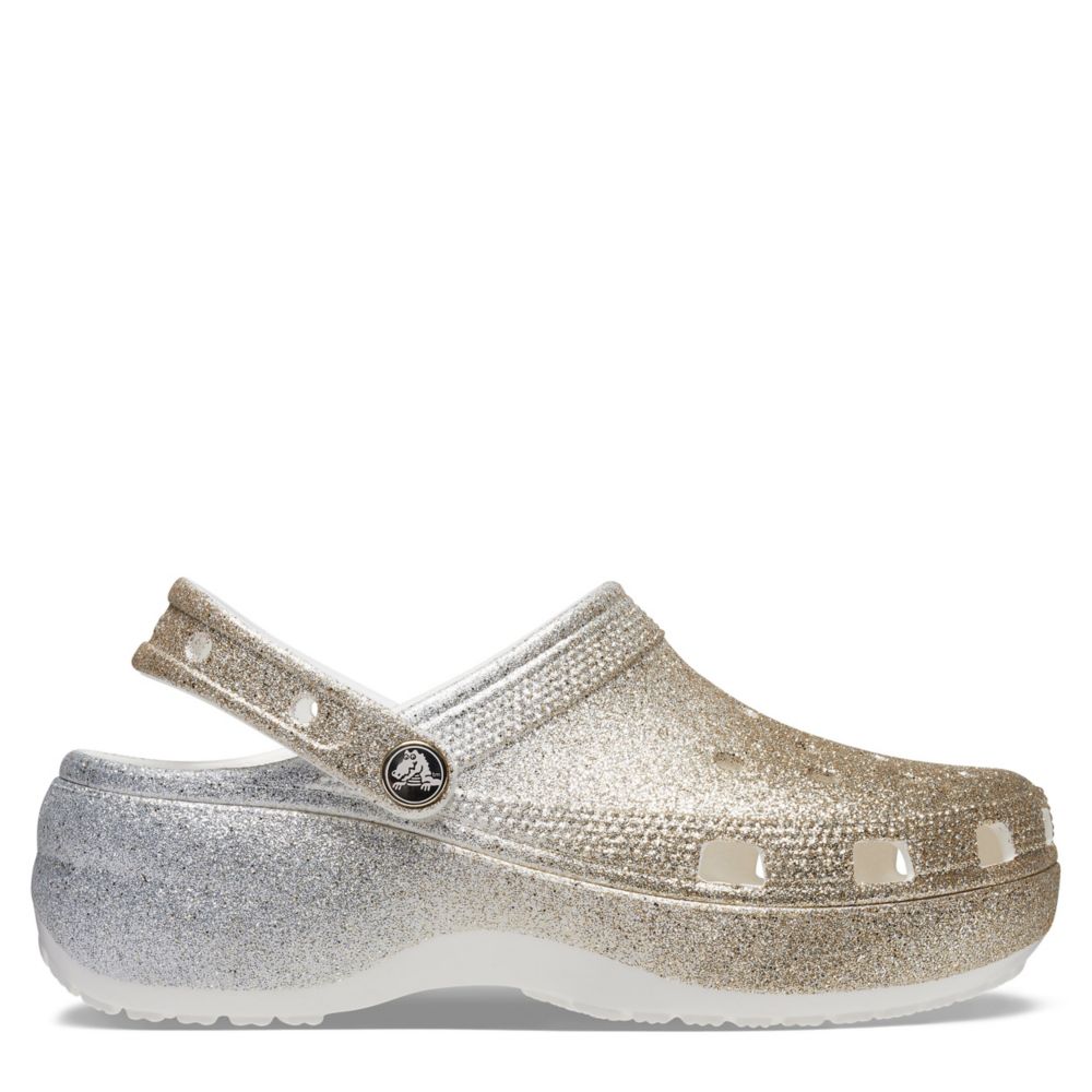 rose gold crocs womens