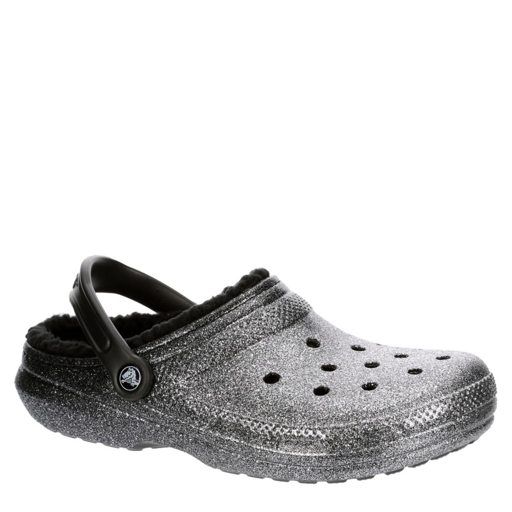 Black Lined Crocs Womens Classic Lined Clog | Slippers | Rack Room Shoes