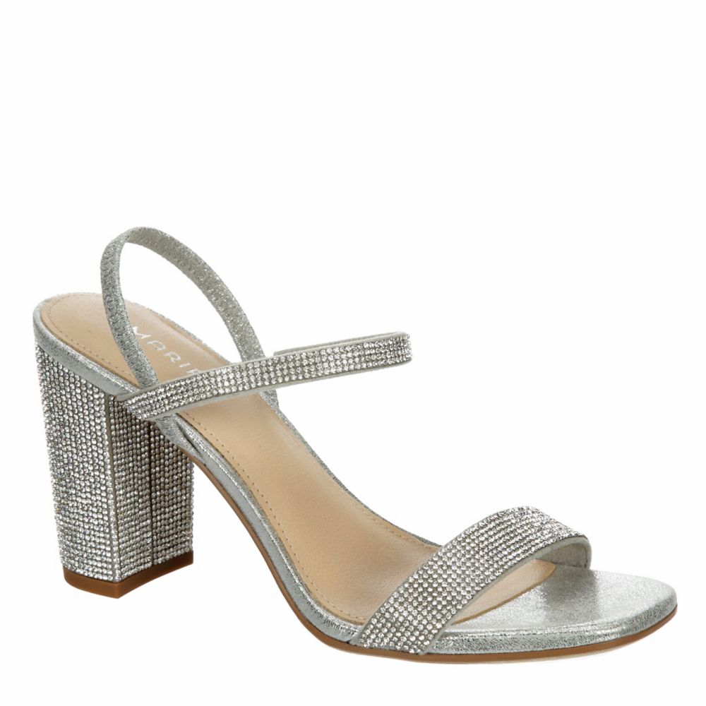 Silver Maripe Womens Lucille Sandal | Dress Sandals | Rack Room Shoes