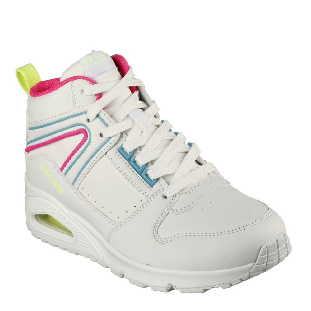 White Skechers Womens Uno Close Sneaker | Color Pop | Rack Room Shoes