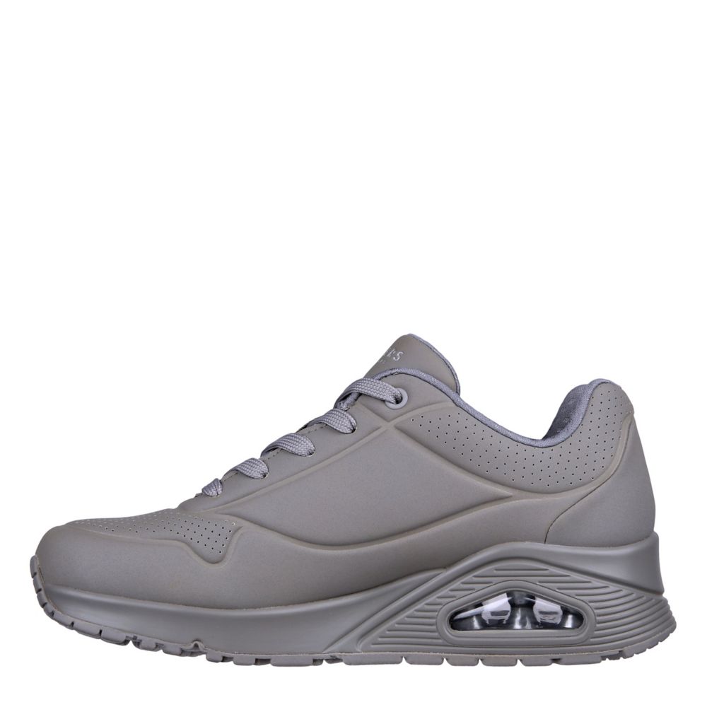 Grey Womens Uno Sneaker, Skechers