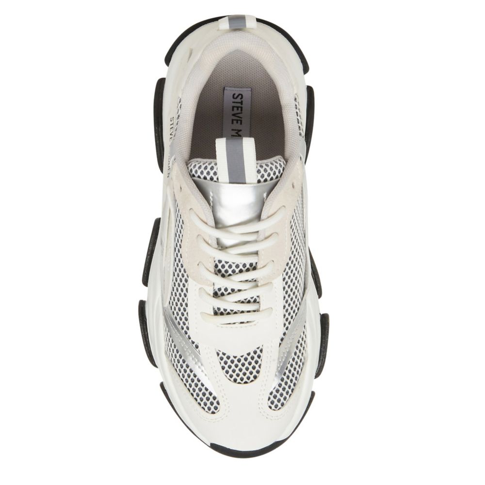 STEVE MADDEN POSSESSION Sneakers White/Emerald New