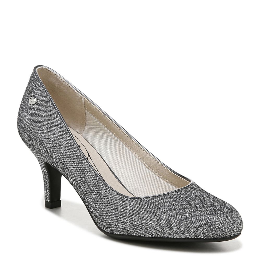 Pewter pumps discount