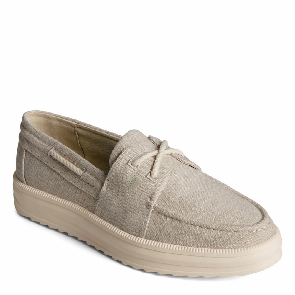 Natural Womens Cruise Plushstep Boat Shoe | Sperry | Rack Room Shoes