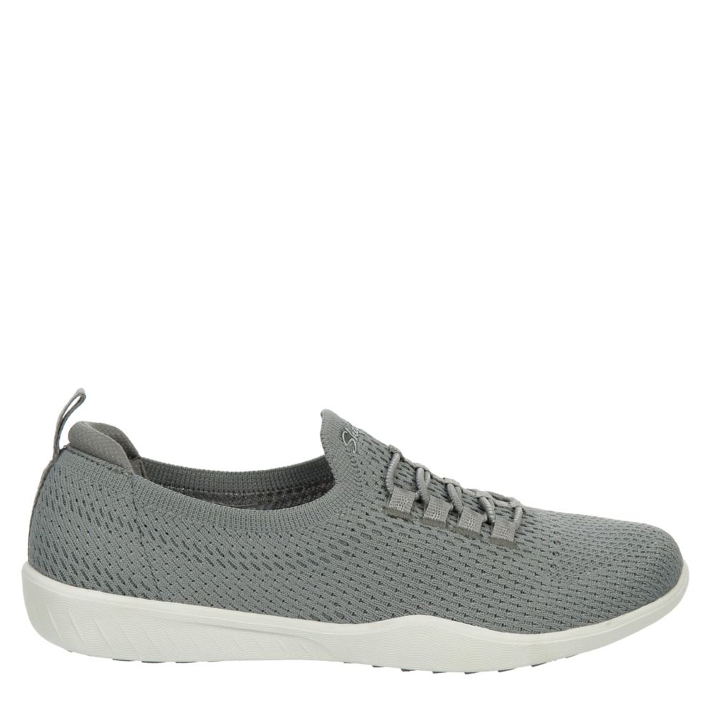 Skechers womens cheap grey trainers