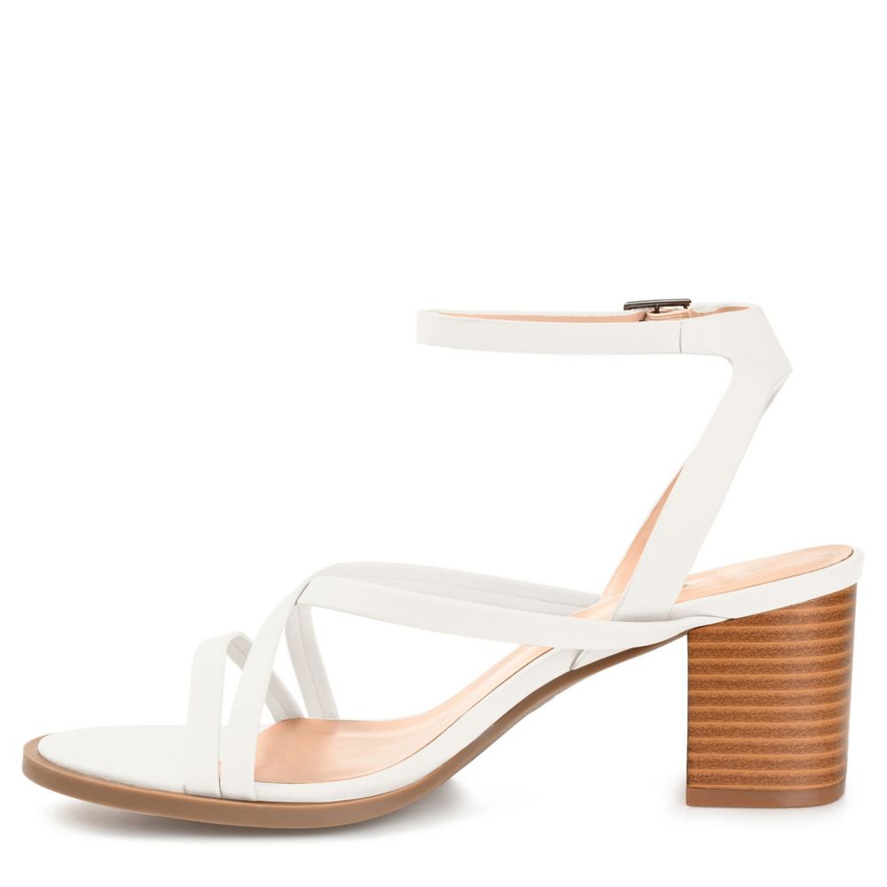 White strappy clearance dress sandals