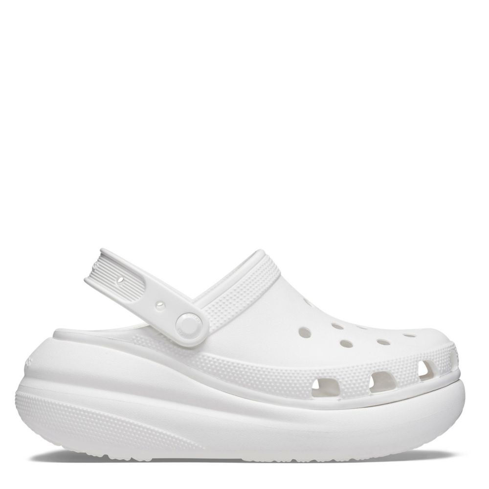 White Womens Classic Crush Clog, Crocs