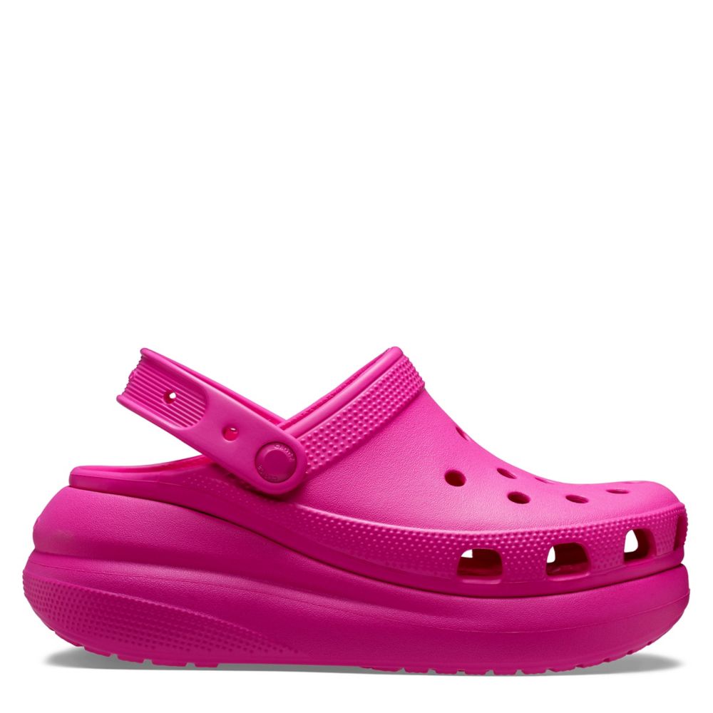 Pink cheap high crocs