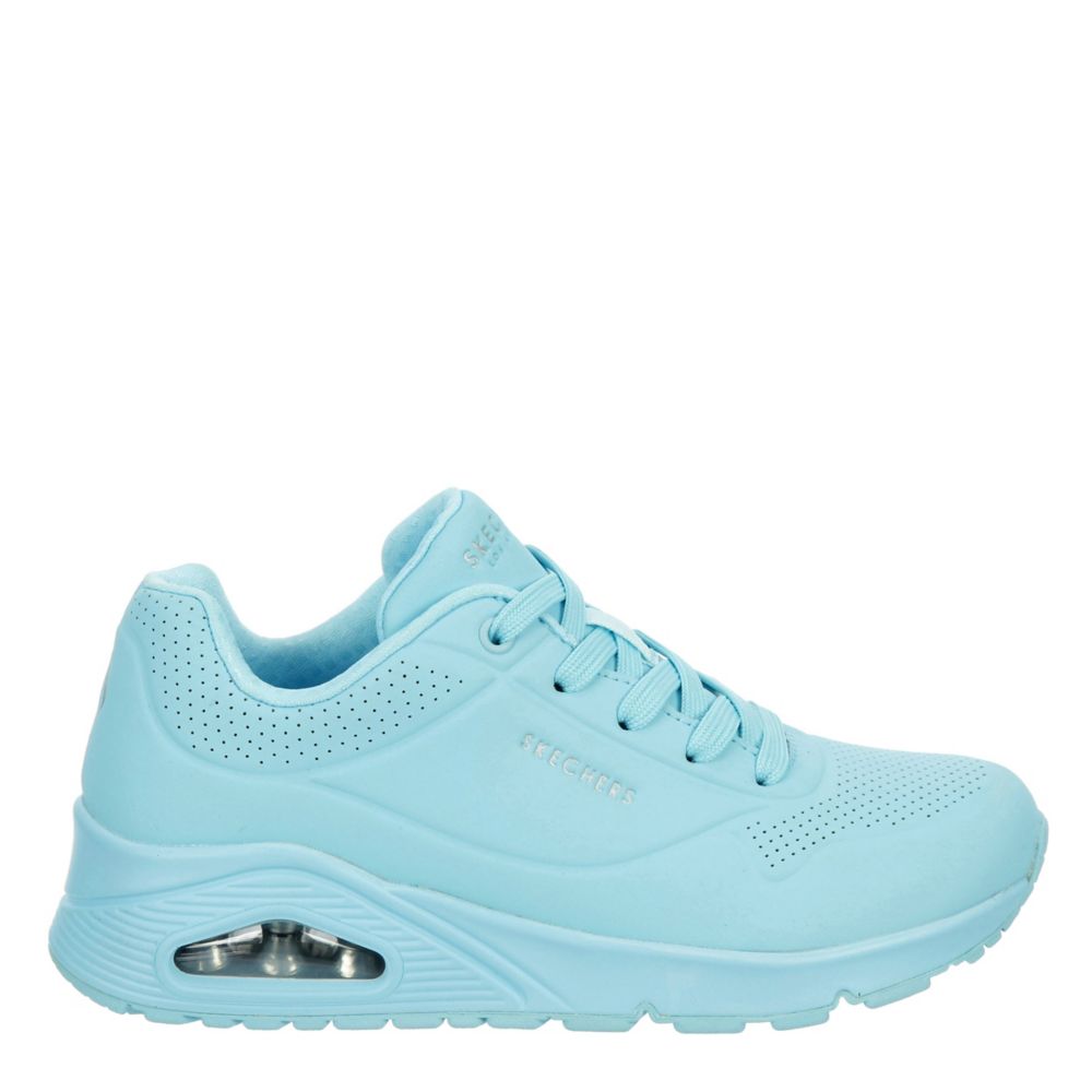 Skechers Womens Uno Sneaker - Light Blue