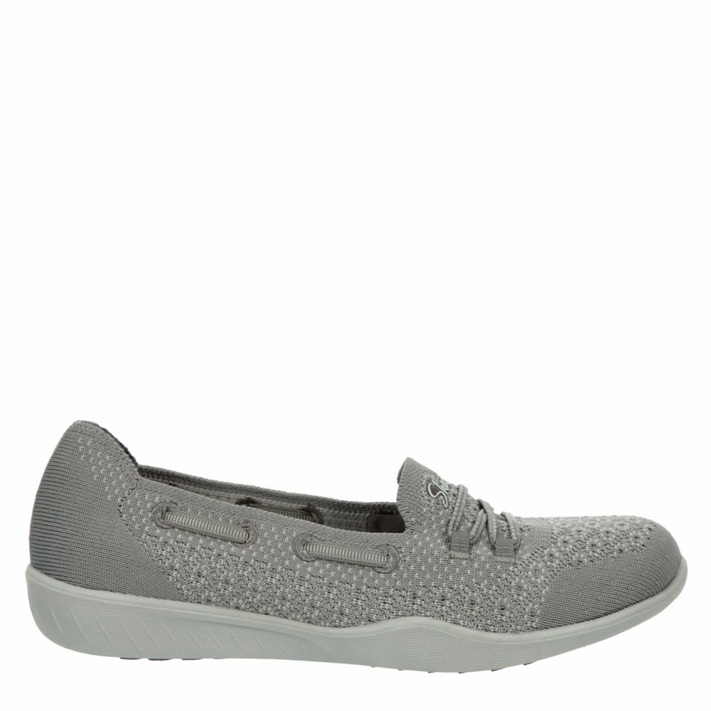 WOMENS NEWBURY ST EASILY ADORED SLIP ON SNEAKER GREY