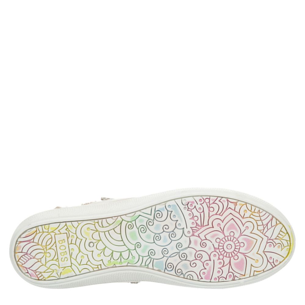 Skechers Womens B Cute Clean Life Slip On Sneaker - Natural